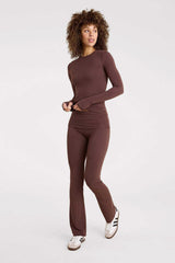 SwiftStretch Long Sleeve Shirt | Coffee