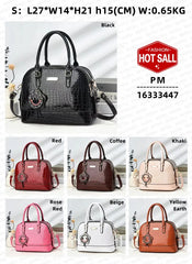 2025 New Style Customised PU Leather Women's Handbag Zipper Closure Casual Tote with Logo Ladies Hand Bags
