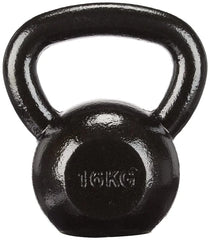 25LB Single  Kettlebell Weights Cast Iron/Kettlebells Powder Coated - Strength Training Home Gym  Full-body Exercises