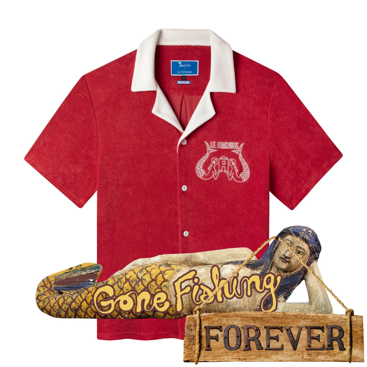'Le Sirenuse' Classic Cabana (Pompeian Red)