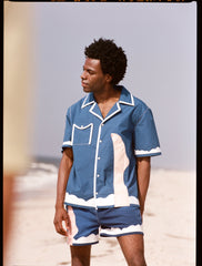‘Tom Wesselmann - Seascape #2’ Camp Collar