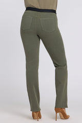 No Gapper™ Marilyn Straight Jeans - Desert Green