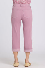 Marilyn Straight Crop Jeans - Dusky Daisy