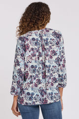Pintuck Blouse - Ballad Abloom