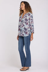 Pintuck Blouse - Ballad Abloom
