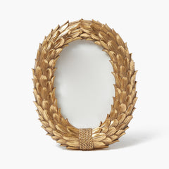 Odette Oval Gold Photo Frame - 4"x6"