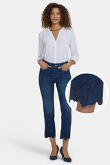 Marilyn Straight Ankle Jeans In Petite - Wonderland