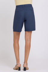 Relaxed Shorts In Petite - Oxford Navy