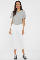 Chloe Capri Jeans In Petite - Optic White