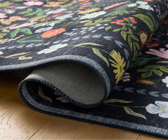 Canopy Curio Printed Rug - Charcoal