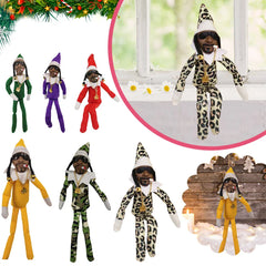 11.81 in Christmas Elf Doll Cute Elves Plush Toy Xmas Gift Holiday Cute Plush Shelf Toy Snoop on A Stoop 2023 Christmas Elf Doll