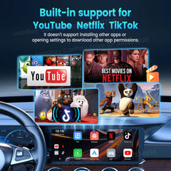CarlinKit CP2A Pro Ai Box Wireless Adapter CarPlay Android Auto Wireless Smart CarPlay Box Support YouTube Netflix TikTok 5G USB