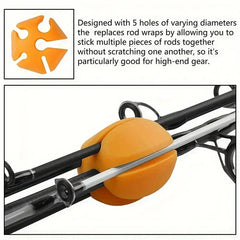 Silicone Rod Ball Retaining Clip – 2pcs, Rod Holder & Protector, 5 Colors