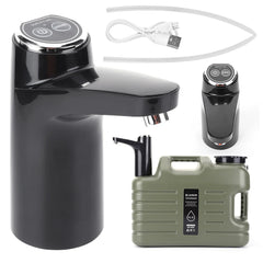 USB Rechargeable Portable Water Pump – One-Touch, 600mAh, Food-Grade, 4W