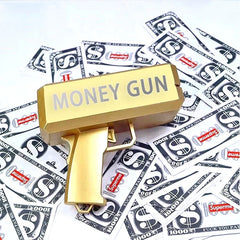 100PCS Cash Cannon Banknote Super Money Gun Shooter Toys For Party Game Wedding Birthday Party Christmas