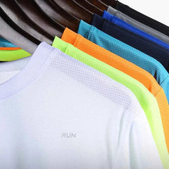 Summer Mens Shirts  Running Bodybuilding Shirts Sport Gym t Shirt Men Short Sleeve Fitness Tops Oversized t-Shirt Jersey