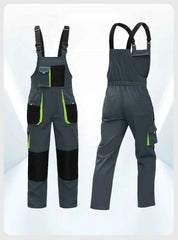 High Quality Men's Overalls Big Multi-Pocket Jumpsuit Wearproof Romper Factory Labor Protection Clothing Men Workwear Suits