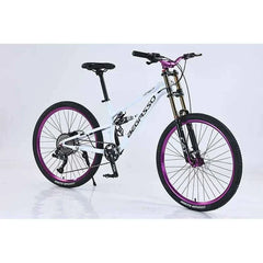 Men's Aluminum Alloy Mountain Bike – 27.5"/26" Soft Tail Full Suspension Adult MTB