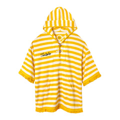 Customizable 'Saffron Stripe' Beach Towel Top