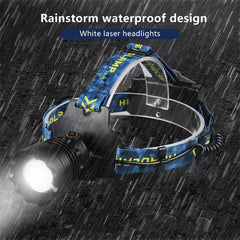 300000000LM Upgrade 4*White laser Headlamp Fishing Headlight 18650 Battery Flashlight USB Rechargeable Head Lights Torch Lantern