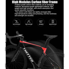 Cheap Mechanical Shifting Carbon Road Disc Bike 700*28C RS-24S Hydraulic Brake Racing Bicycle With Carbon 3K Handlebar For Sale
