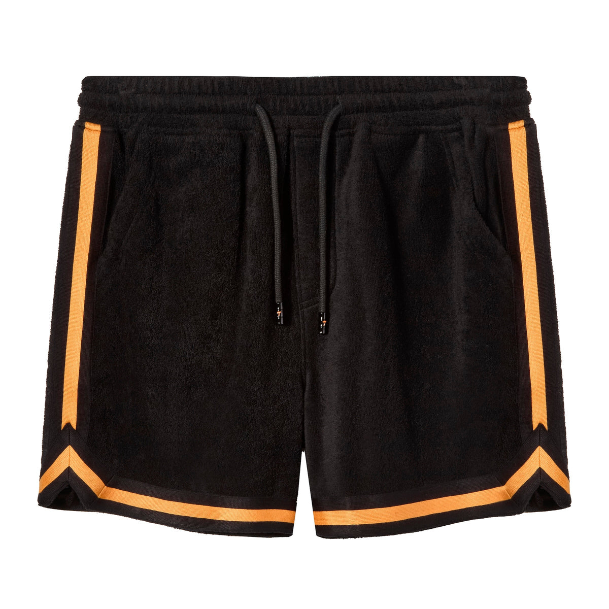 'Crouching Tiger, Hidden Beverage' Cabana Shorts (Black)