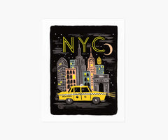 Bon Voyage NYC Art Print
