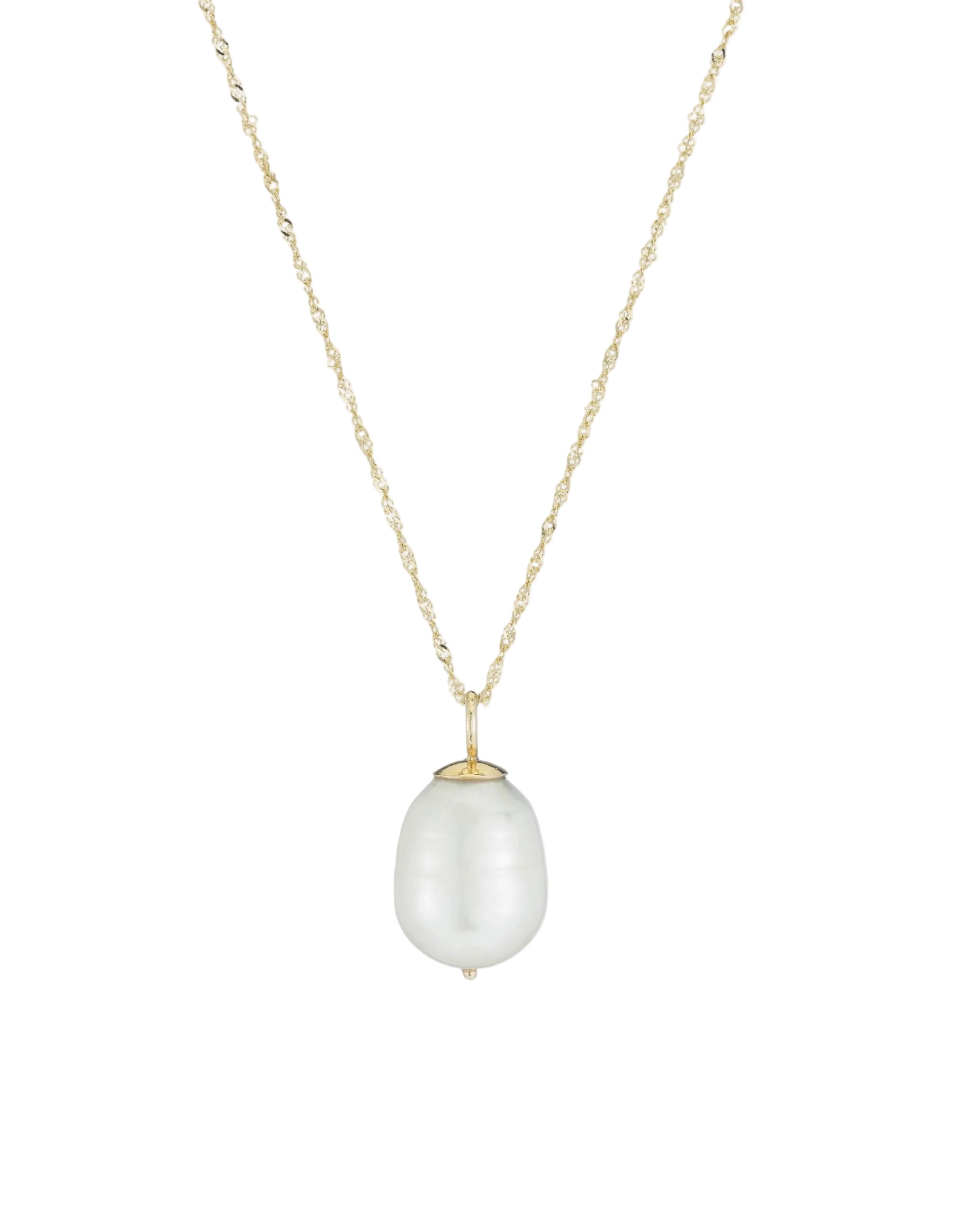 Baroque Pearl Drop Necklace