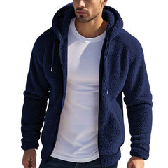 Men's Double-Sided Fleece Zip Jacket – Thickened, Loose Fit, 4 Colors, S–XXXL