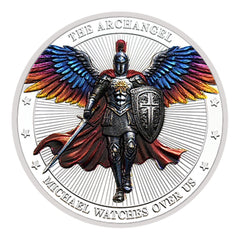 Archangel Michael Challenge Medal Saint Watch American Metal Medal