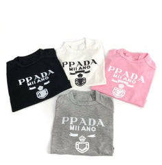 Breathable Pet Tide Brand Teddy French Fighting Schnauzer Dog Clothes Short Sleeves