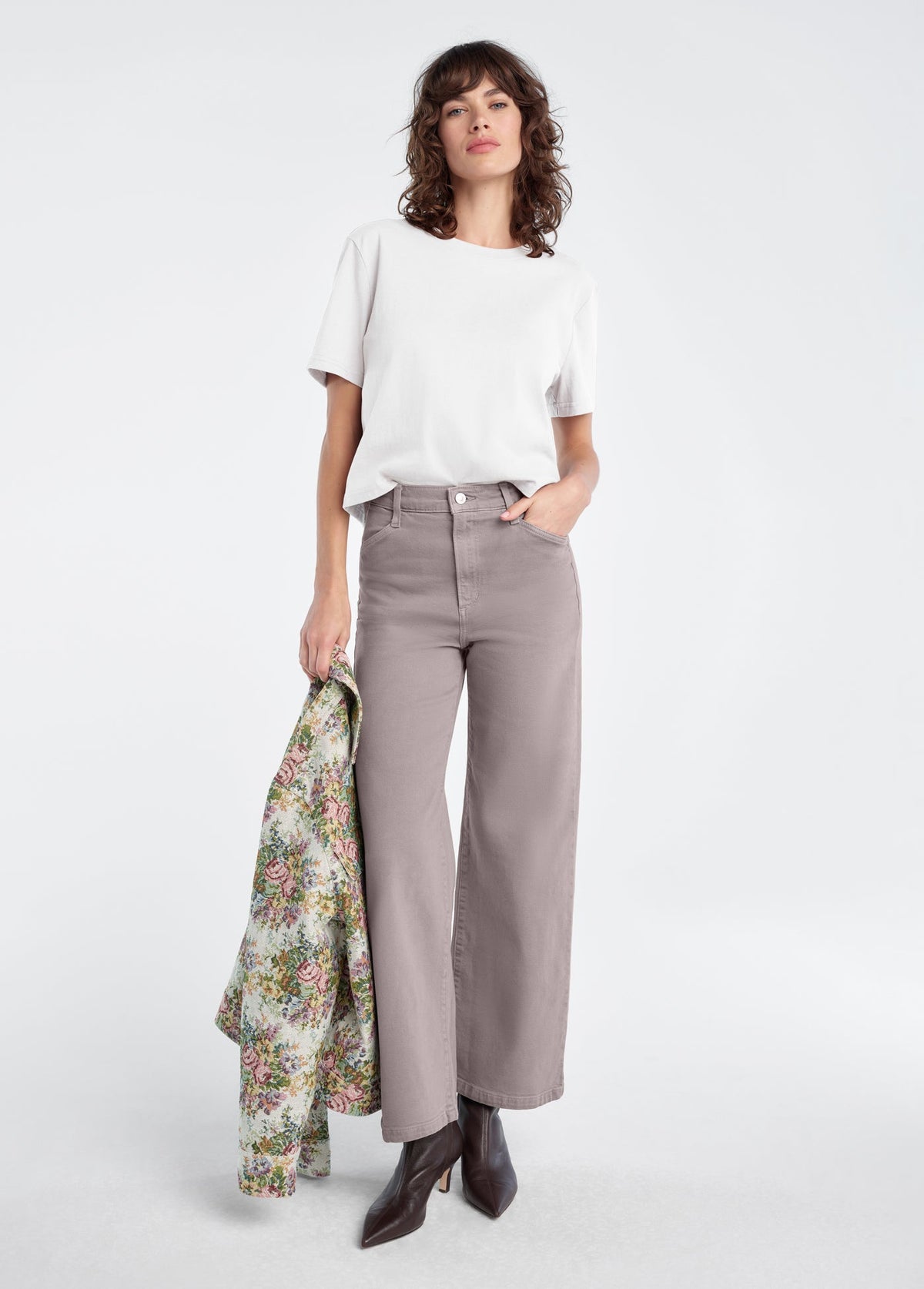 THE MISCHA SUPER HIGH RISE WIDE LEG ANKLE