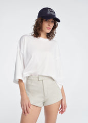THE VEGAN SUEDE SHORT SHORTS