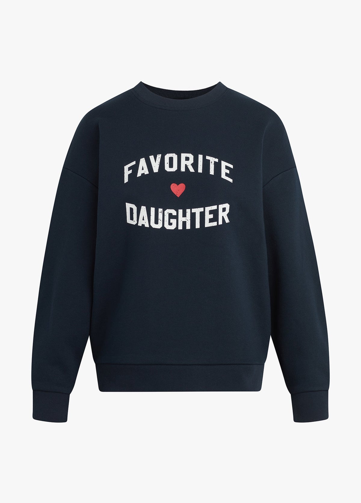 THE FAVORITE DAUGHTER HEART LOGO SWEATSHIRT