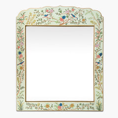 Green Large Chinoiserie Mirror