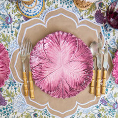 Aubergine Serena Cabbage Dinner & Starter Plates (Set of 8)