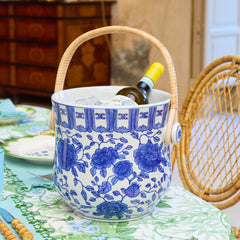 Blue Chinoiserie Ice Bucket