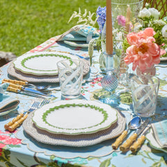 White Swirl Outdoor Glasses (Set of 6)