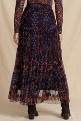Johnny Was Arcellis Tiered Mesh Maxi Skirt C72425-8