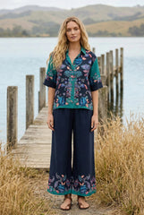 Johnny Was Jade Yasmin Cropped Easy Pant L69825-6