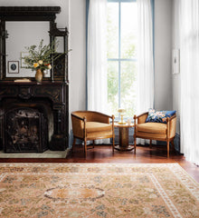 Kismet Arabesque Power Loomed Rug - Camel