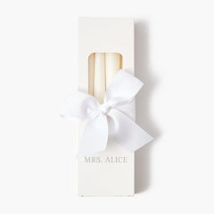 Snow White Candles (Set of 8)