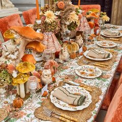 Autumn Flowers Starter Plates (Set of 4)