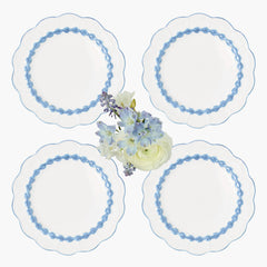 Blue Laurel Dinner Plates (Set of 4)