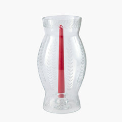 Engraved Glass Lantern