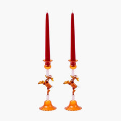 Bambi Glass Candle Holder (Pair)