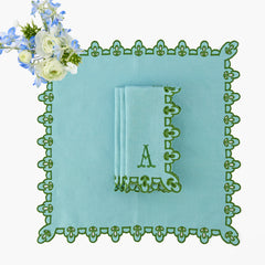 Blue & Green Sophia Napkins (Set of 4)